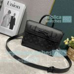 Replica L---V Steamer PM Black Cross-Body M46953 Small Size